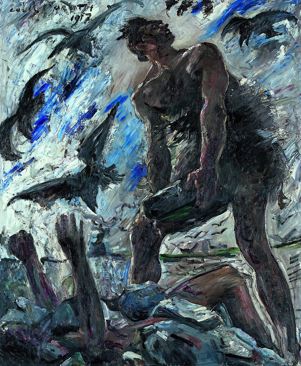 Kaïn door Lovis Corinth