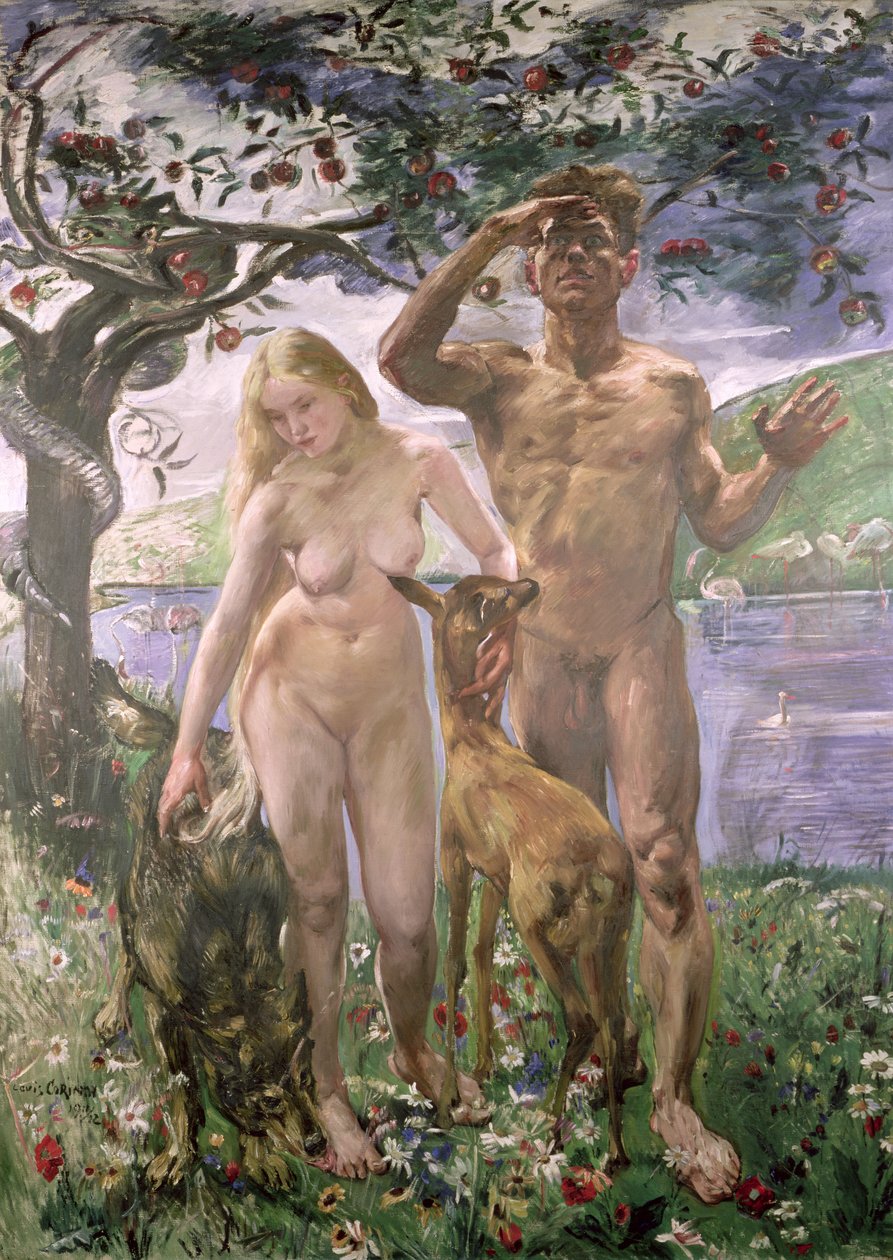Paradijs, 1911-12 door Lovis Corinth