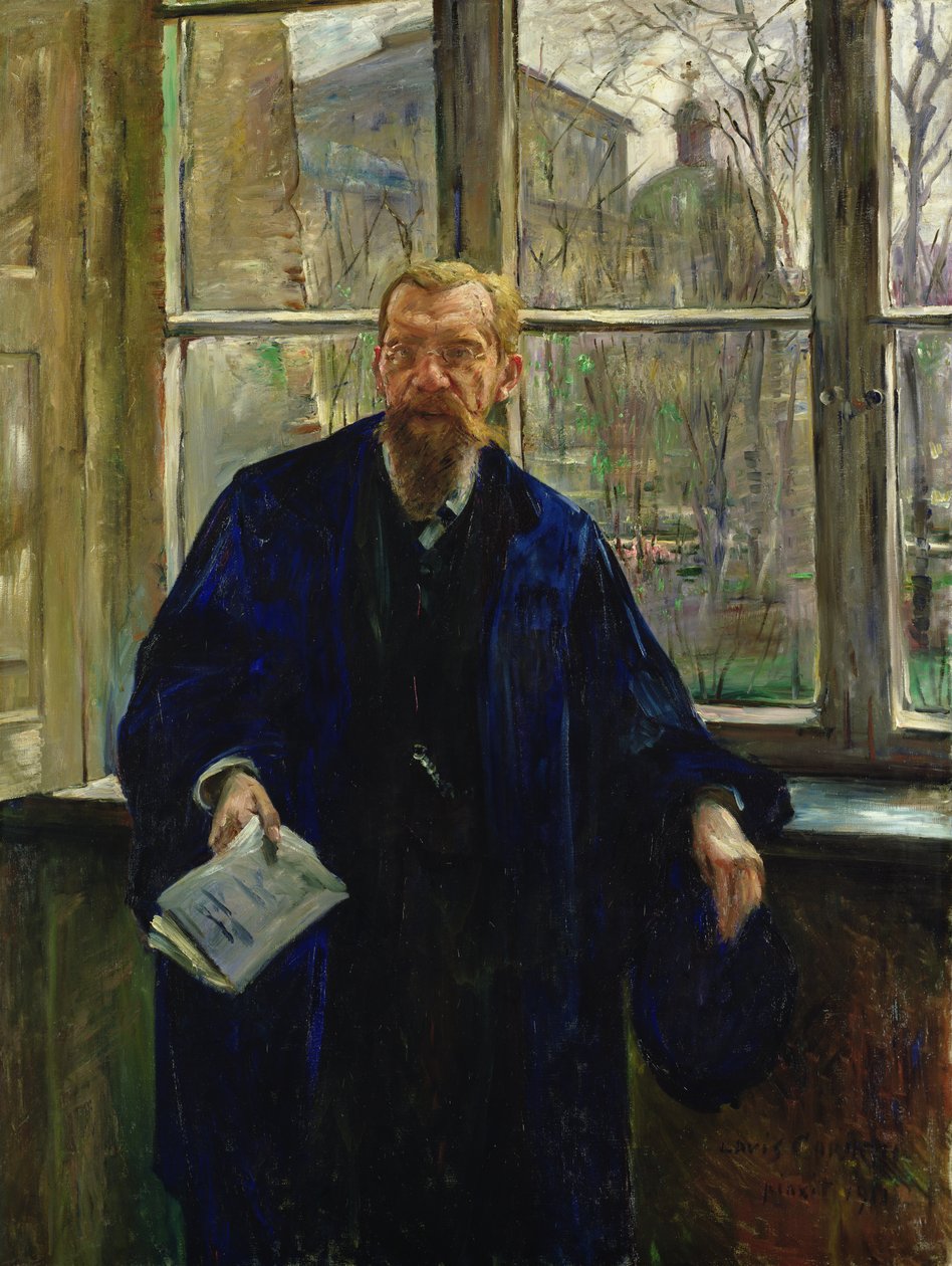 Portret van Dr. Edward Meyer, 1911 door Lovis Corinth