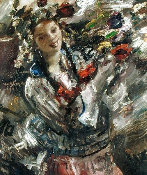 Flora door Lovis  Corinth