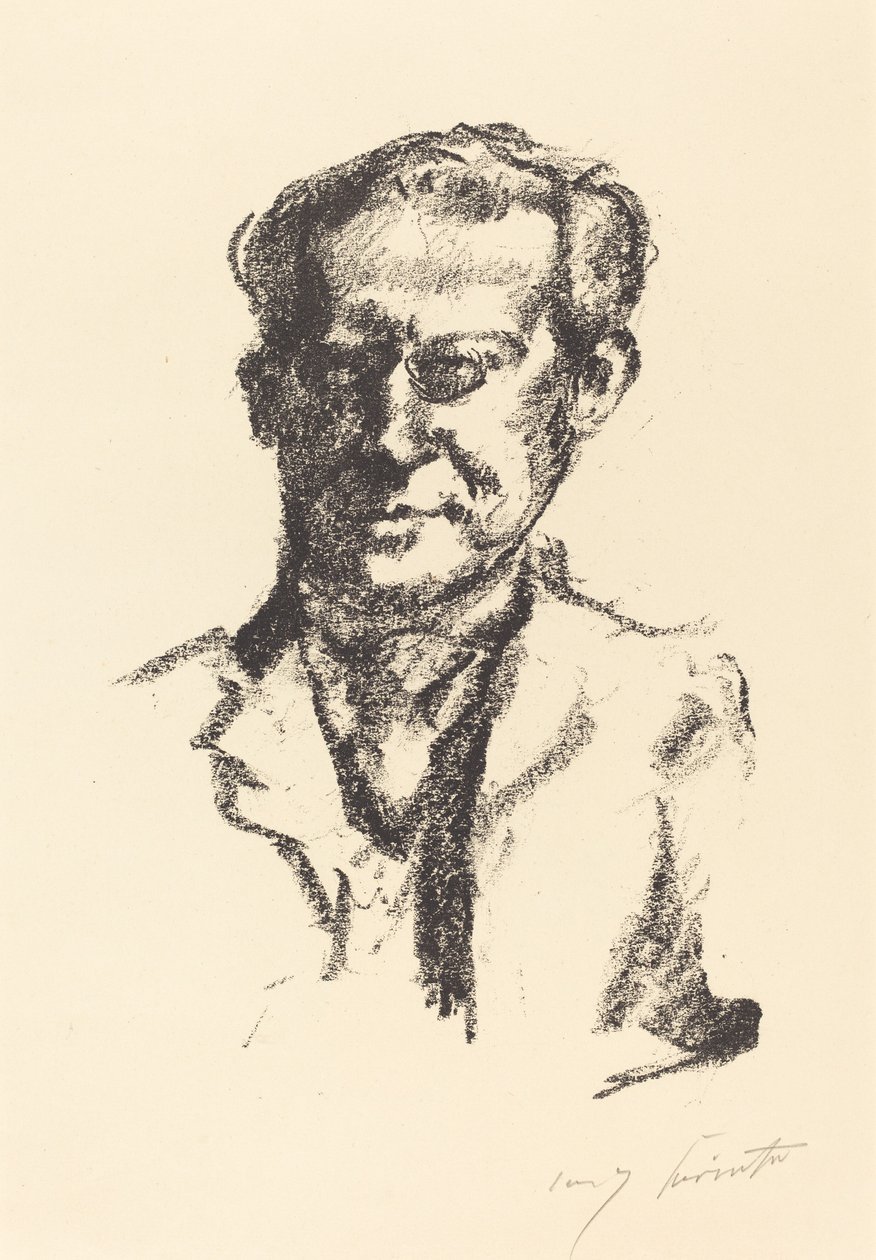 Arno Holz door Lovis Corinth