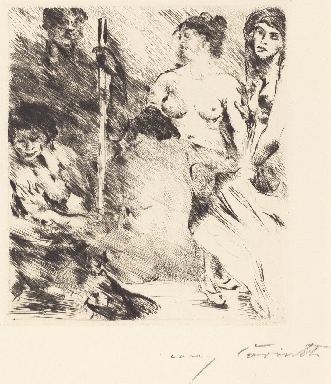 De harem door Lovis Corinth