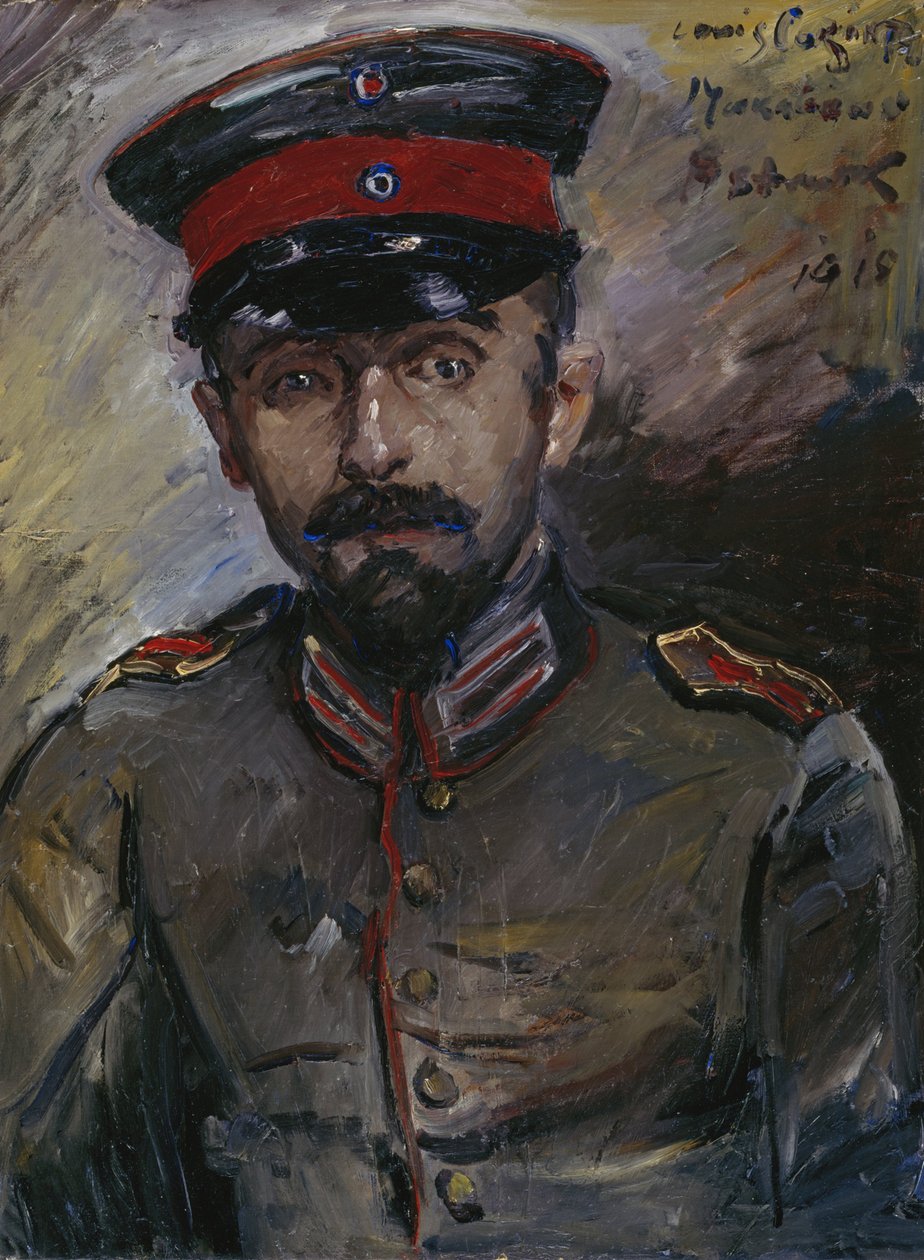 De Schilder Makabäus-Hermann Struck door Lovis Corinth