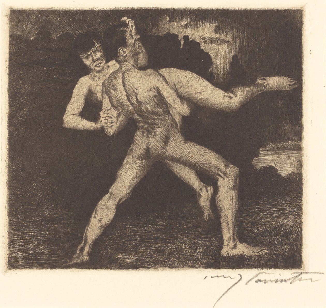 Ontvoering door Lovis Corinth