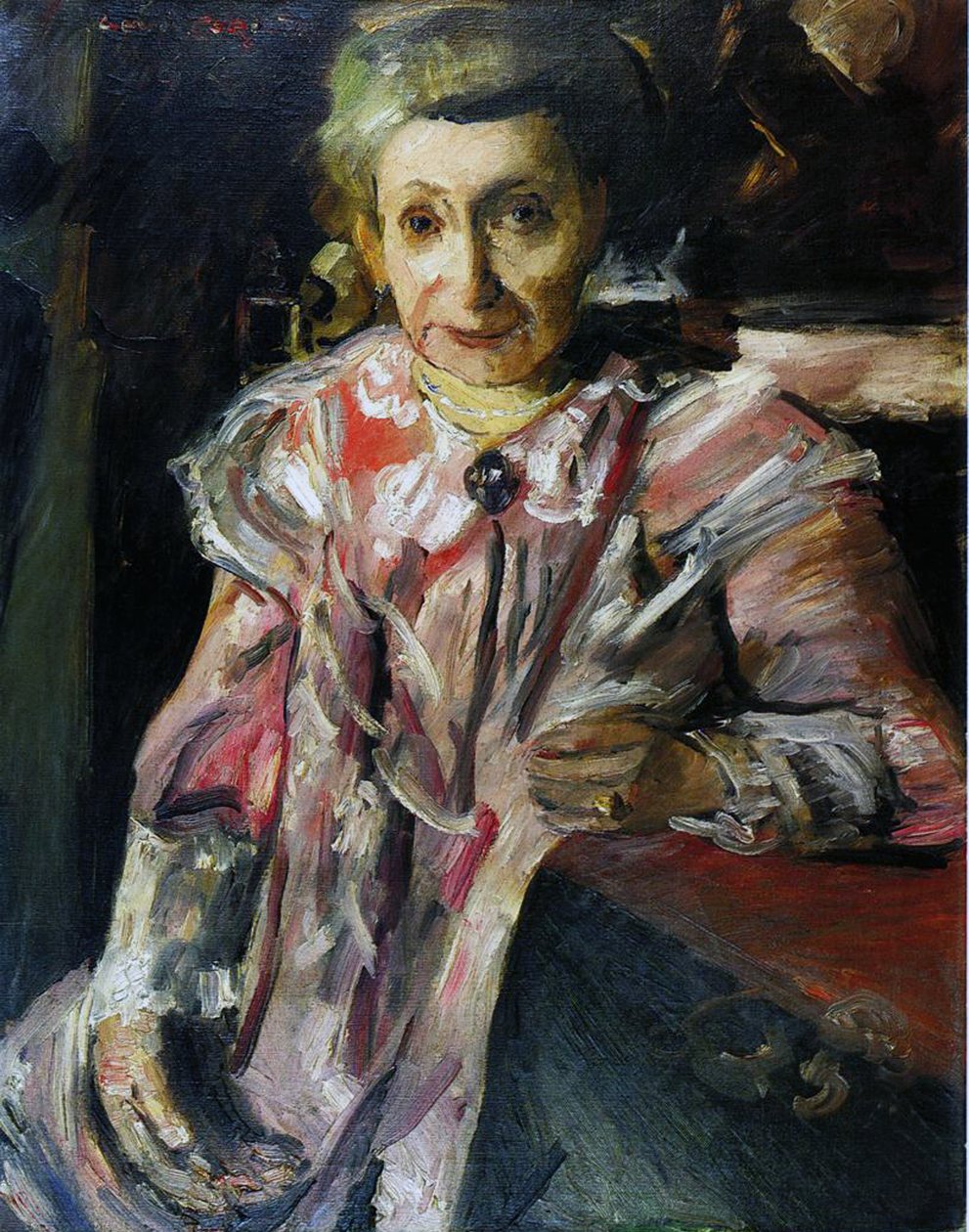 Frau Hedwig Behrend, 1916 door Lovis Corinth