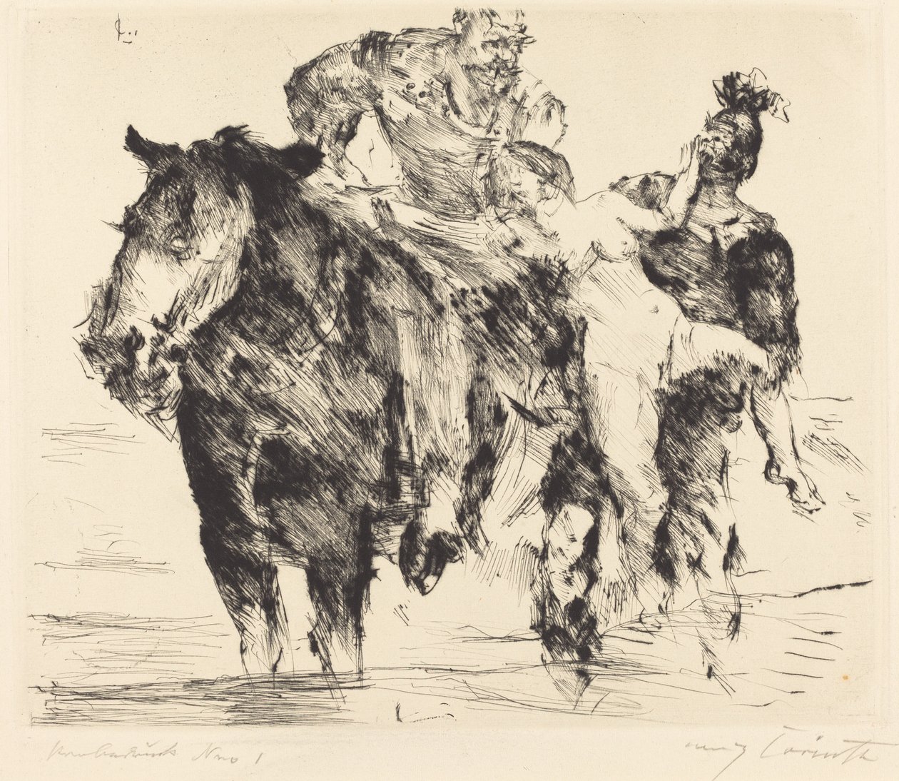 Frauenräuber, 1920 door Lovis Corinth