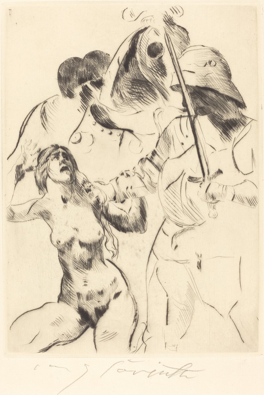 Ontvoering III door Lovis Corinth