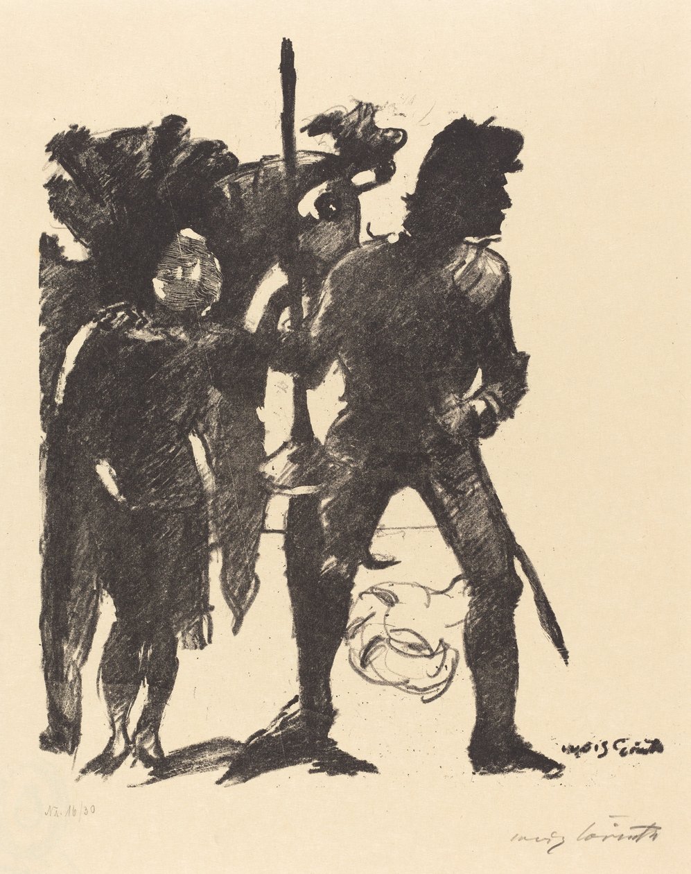 Götz von Berlichingen door Lovis Corinth