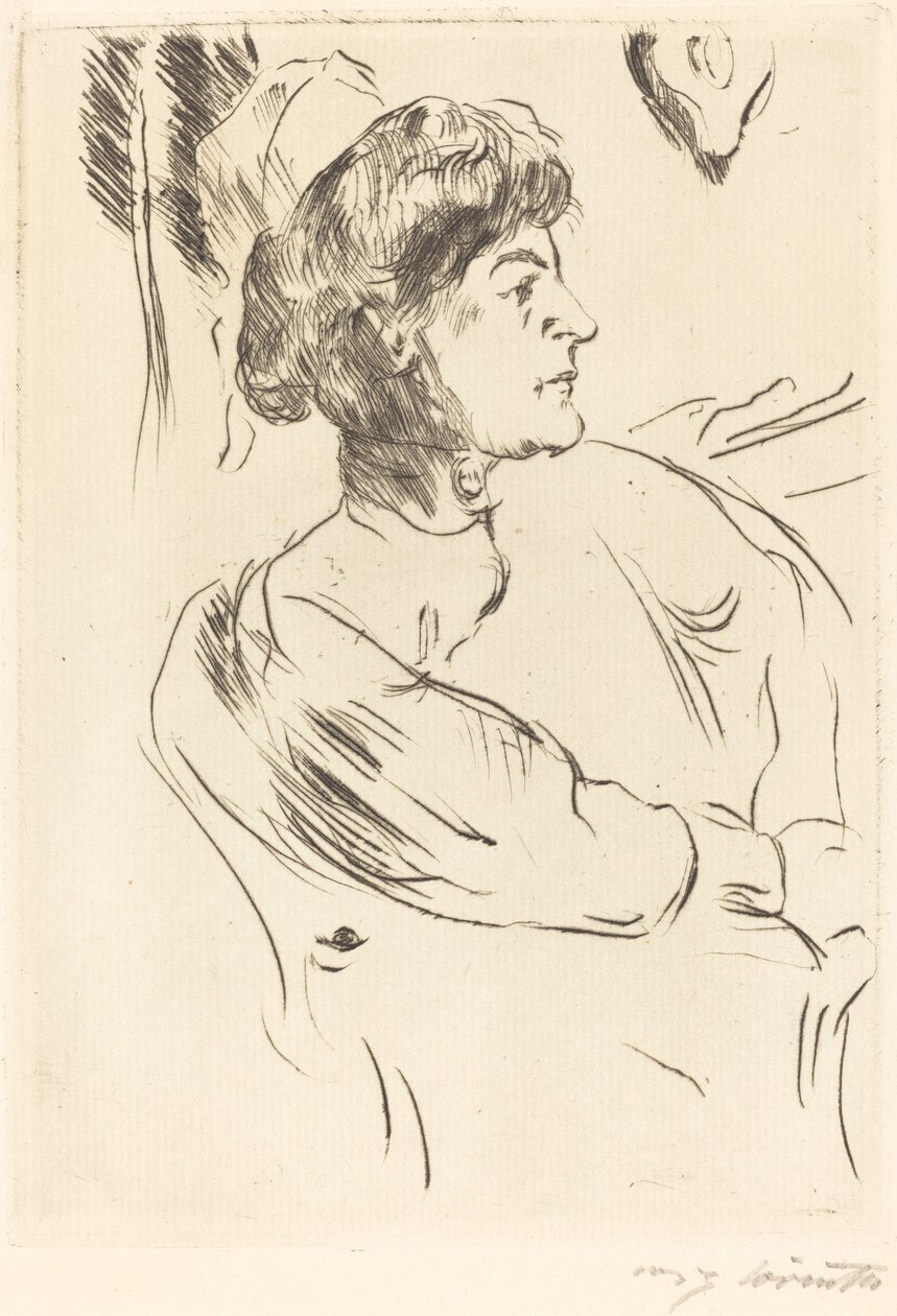 Verpleegster door Lovis Corinth