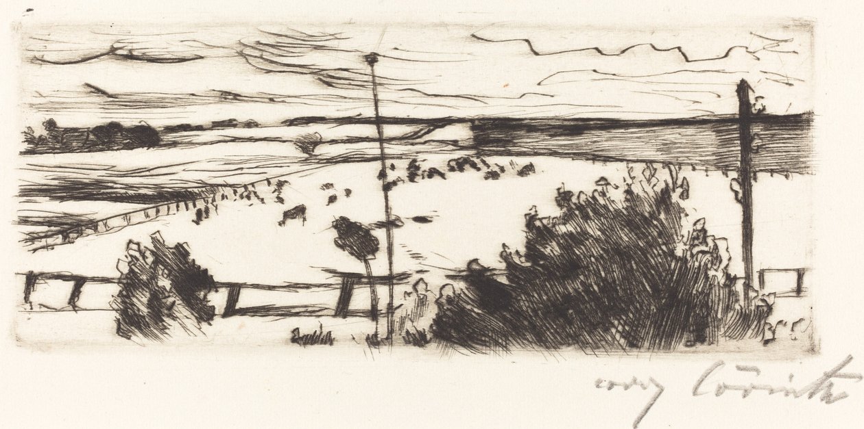 Zeegezicht door Lovis Corinth