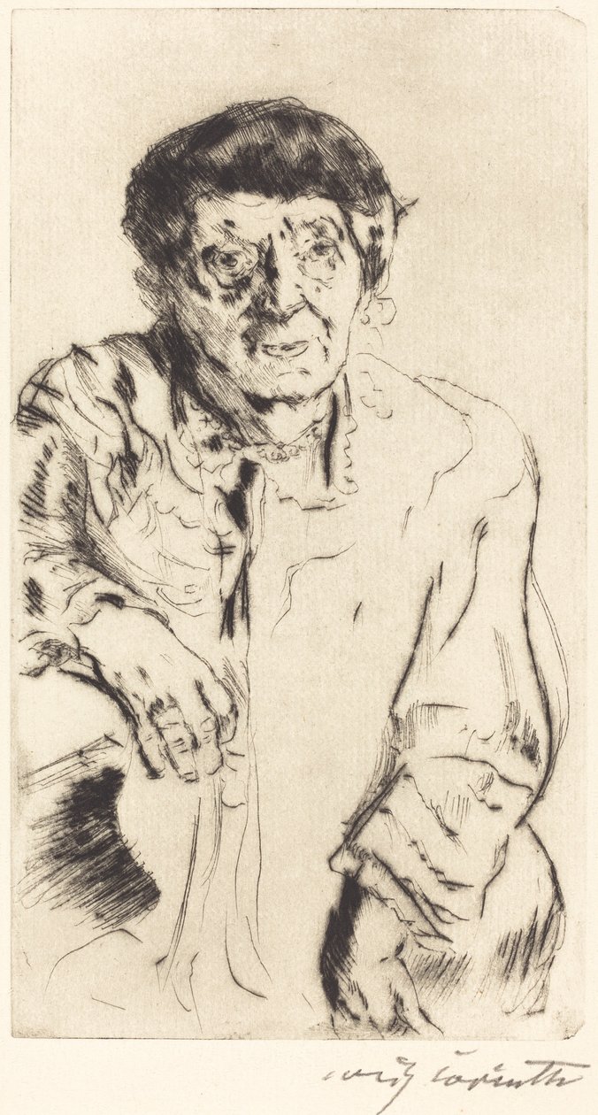 Schoonmoeder door Lovis Corinth