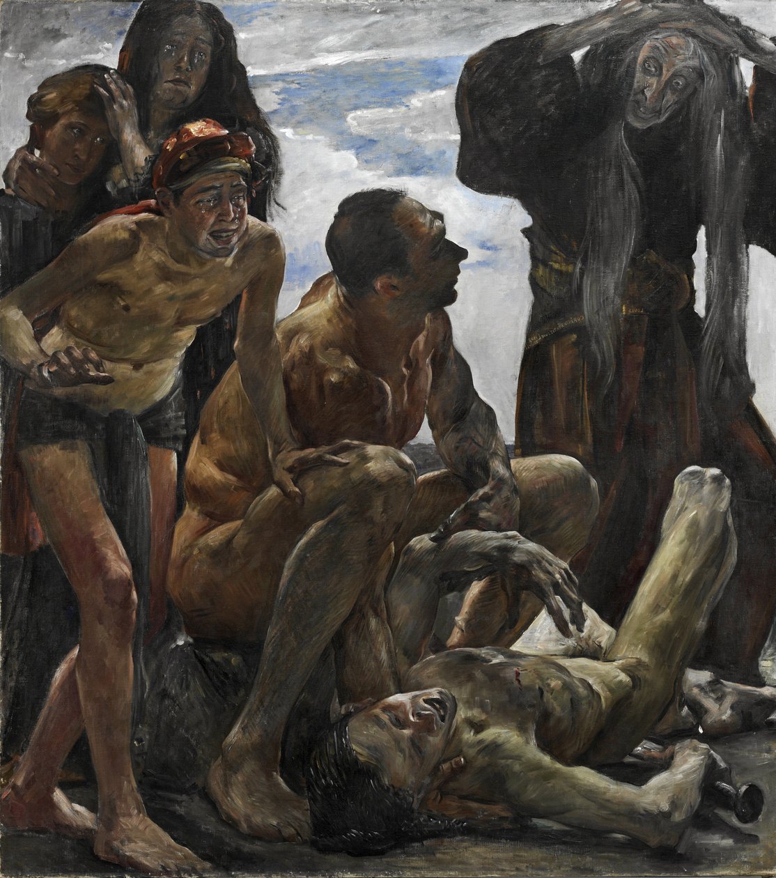 De rouw door Lovis Corinth