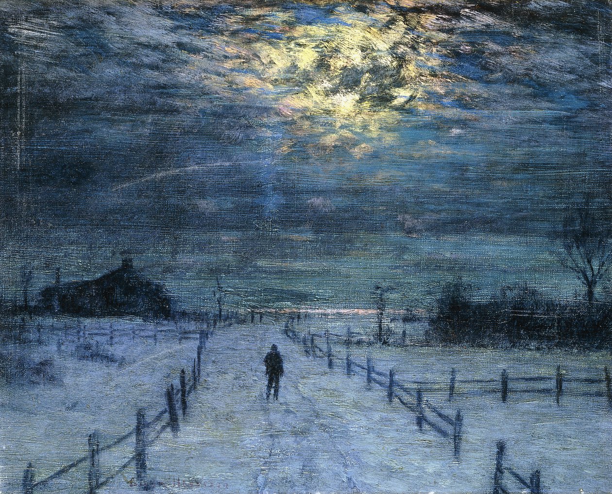 Een Winterse Wandeling door Lowell Birge Harrison
