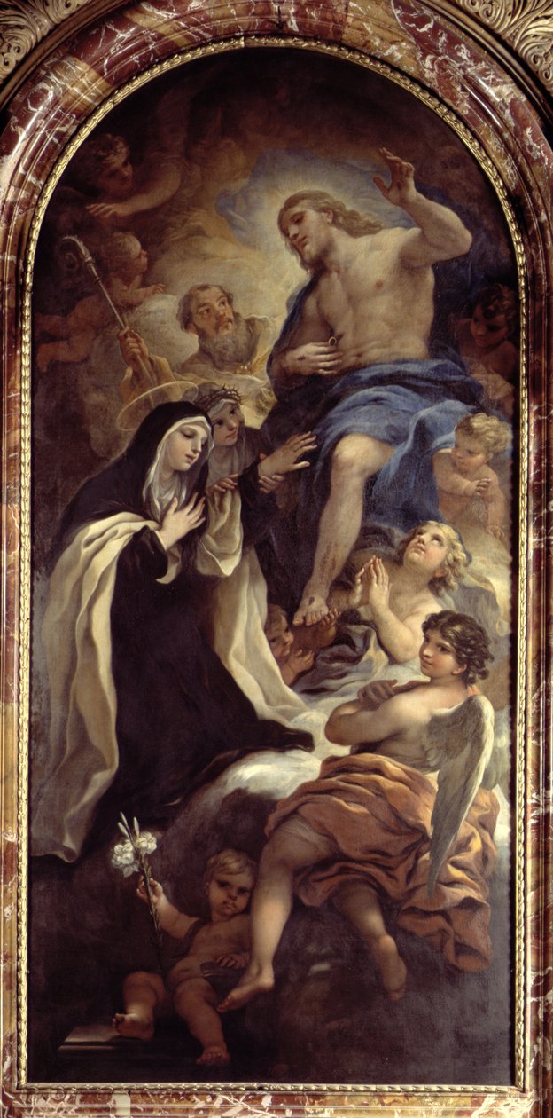 St. Maria Magdalena van Pazzi (1566-1607) door Luca Giordano