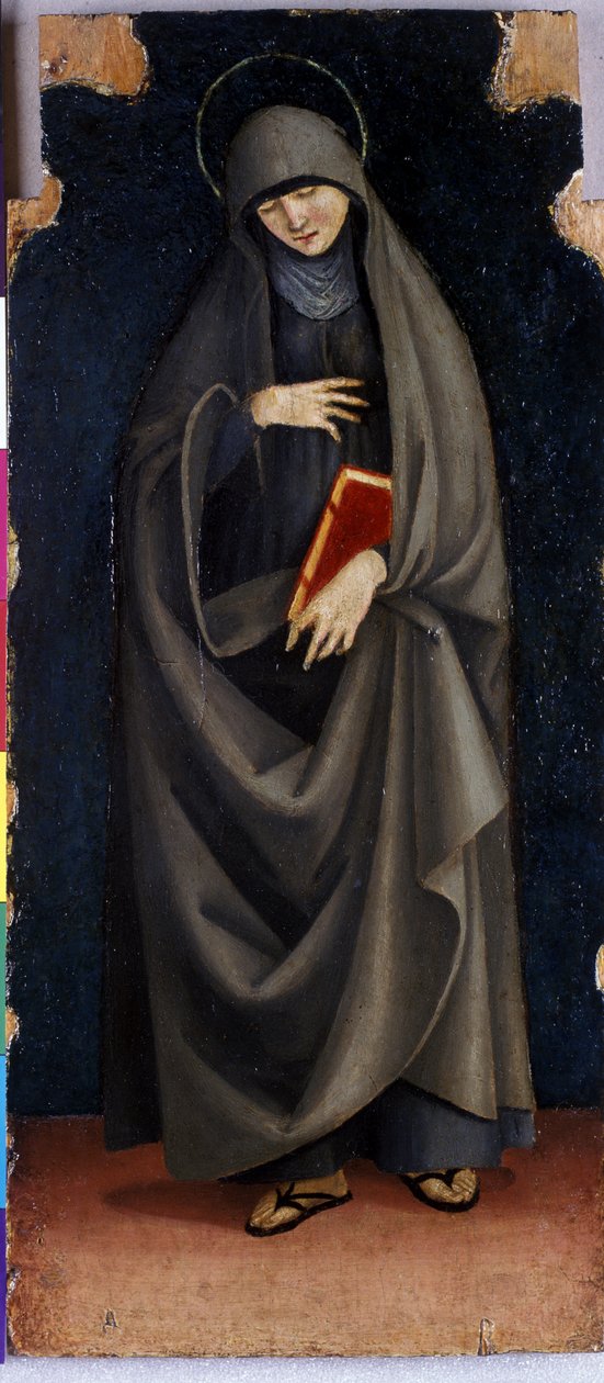 St. Clara, c.1515-20 door Luca Signorelli