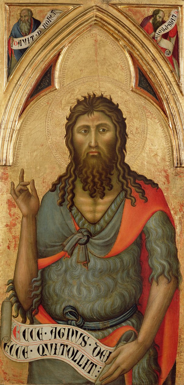 Sint Johannes de Doper door Luca di Tommè