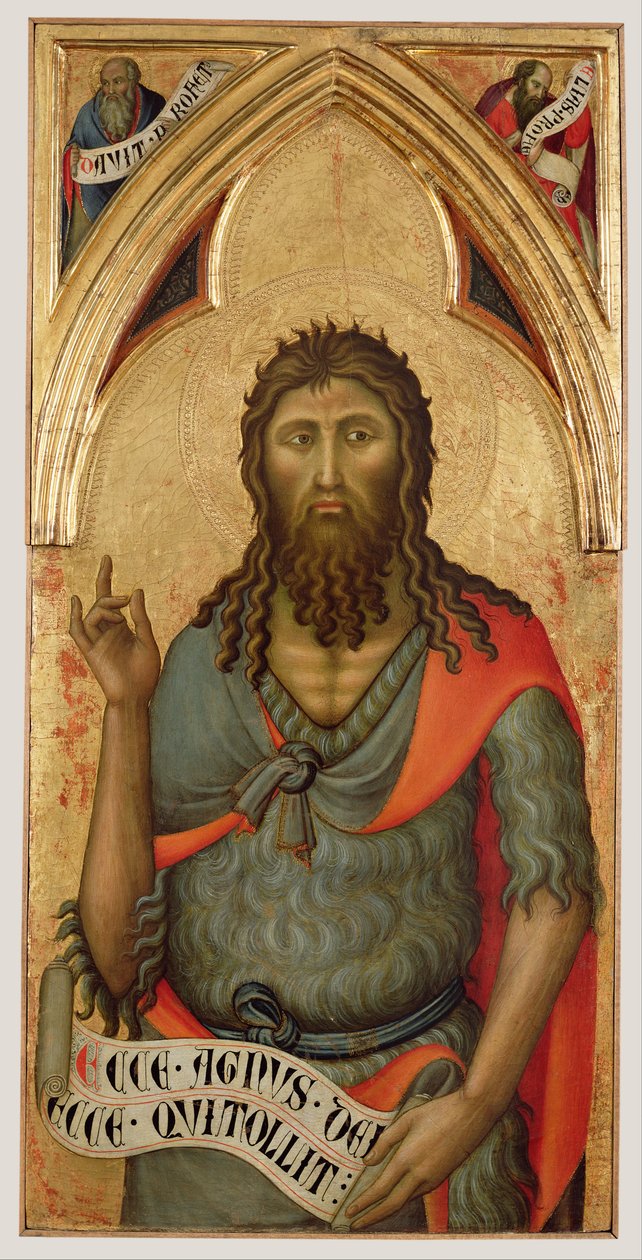 Sint Johannes de Doper door Luca di Tommè