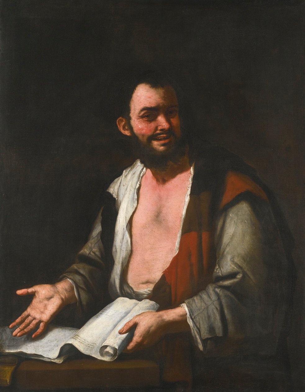 Democritus door Luca Giordano
