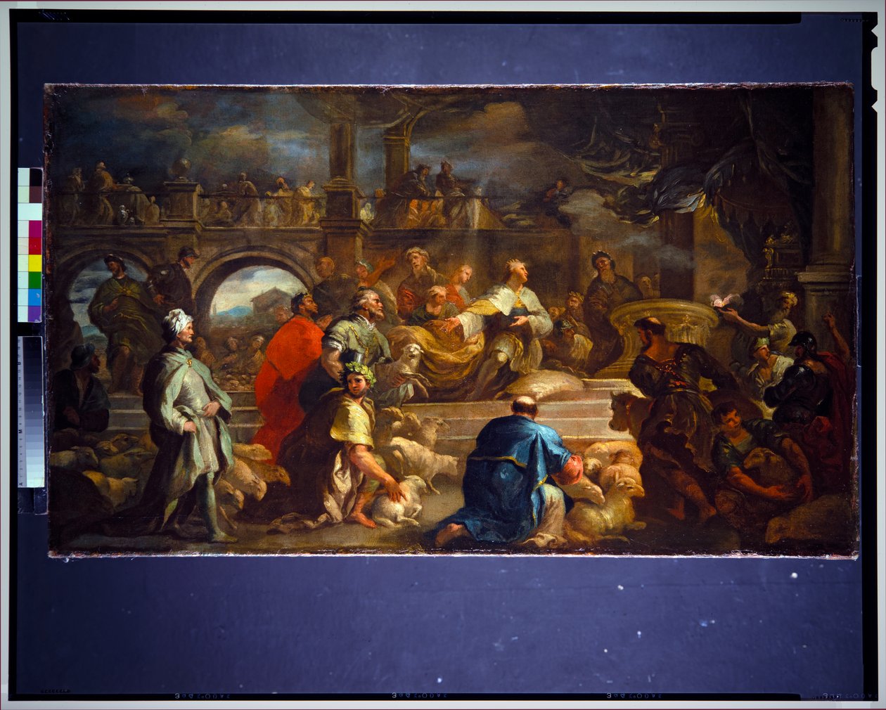 Salomo Offerend door Luca Giordano