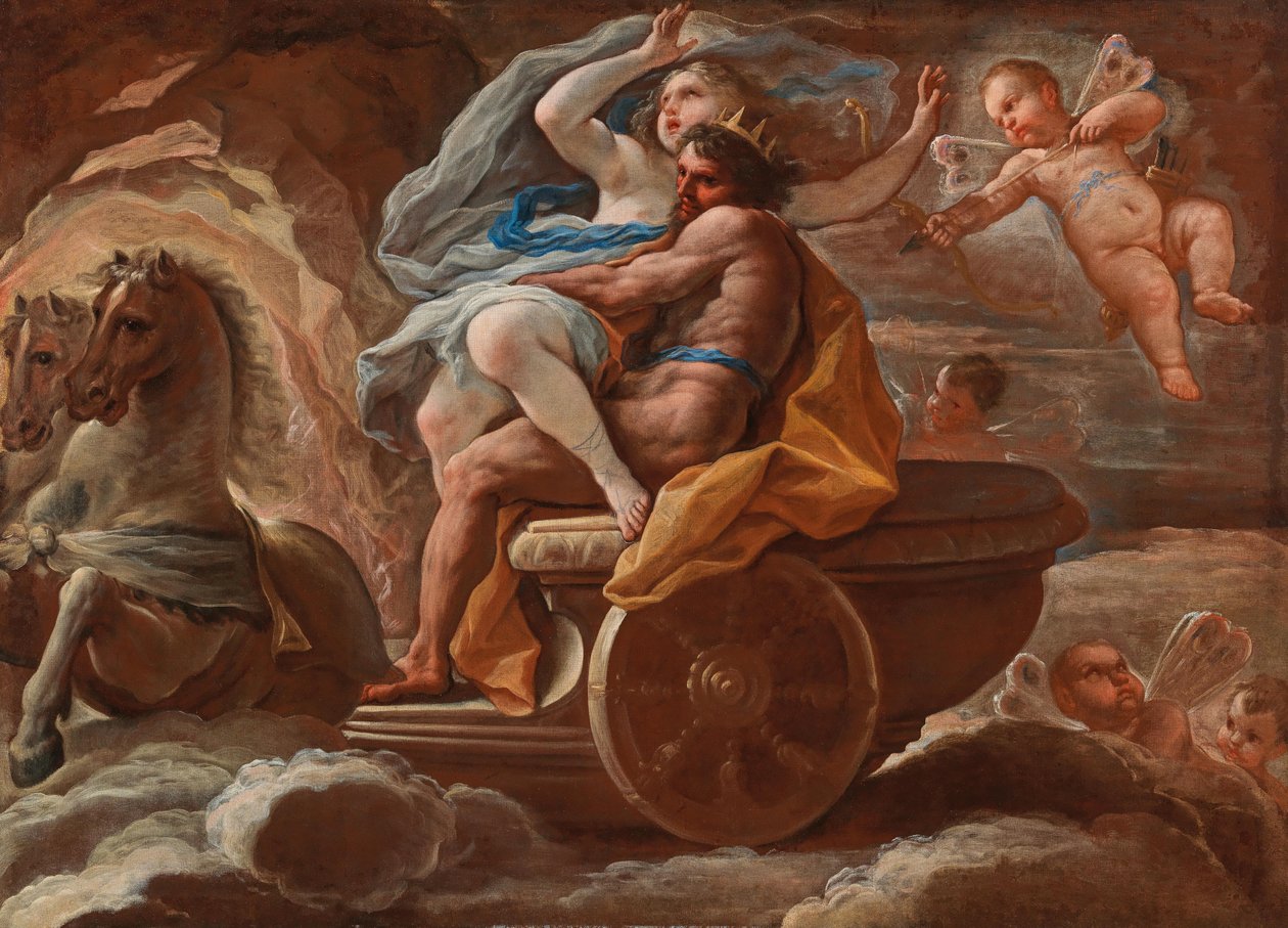 De ontvoering van Proserpina door Luca Giordano