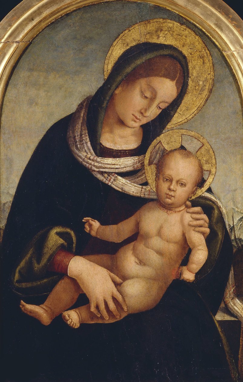 Madonna met kind, ca. 1510-1515 door Luca Signorelli