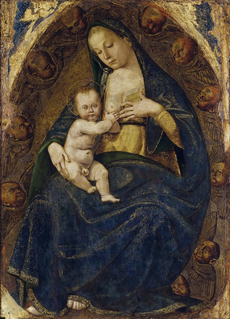 Verzorgende Madonna door Luca Signorelli