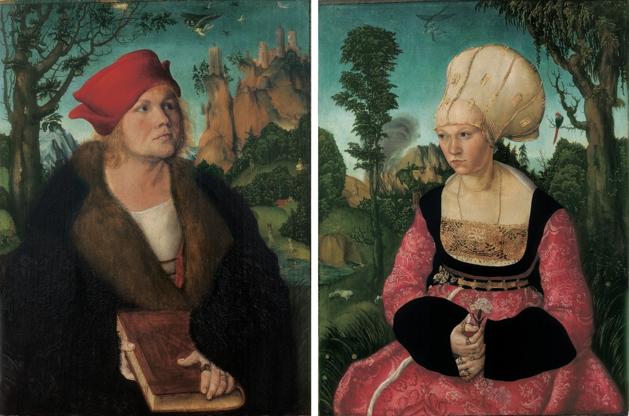 Johannes en Anna Cuspinian door Lucas Cranach the Elder