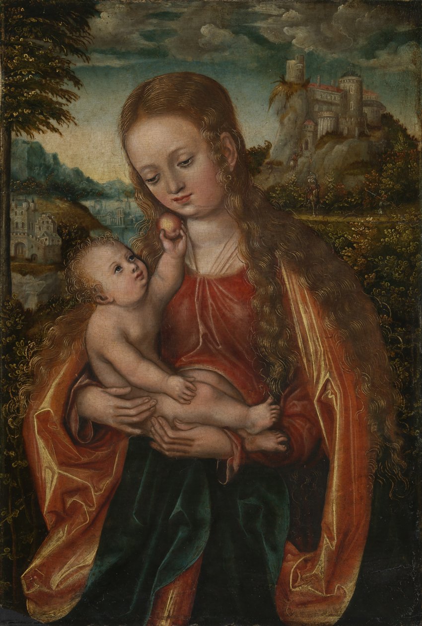 Madonna met Kind door Lucas Cranach the Elder