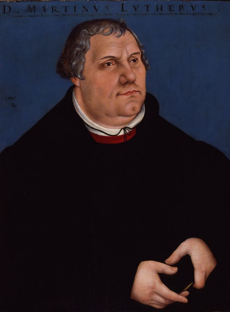 Portret van Martin Luther door Lucas Cranach the Elder