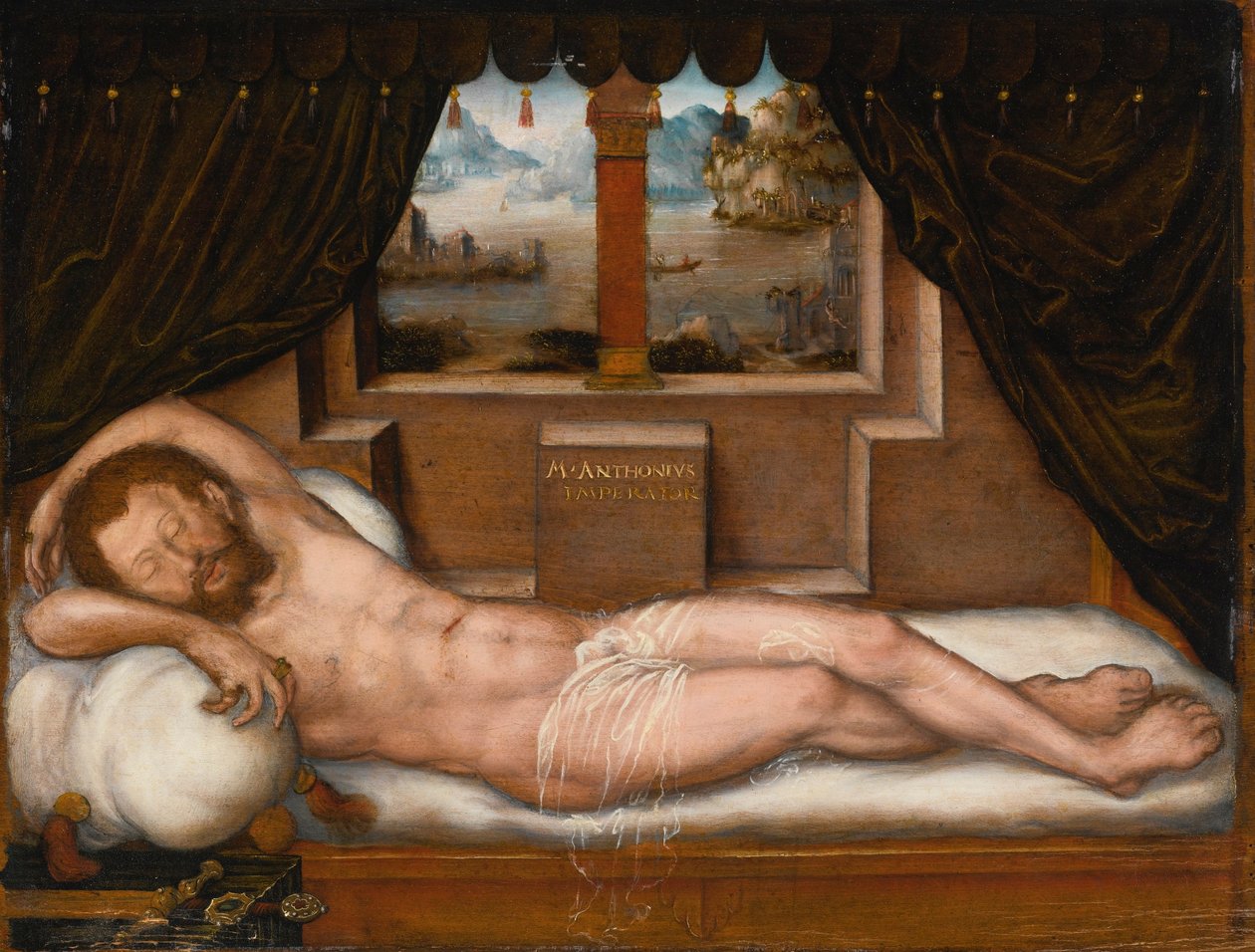 De stervende Marcus Antonius door Lucas Cranach the Elder
