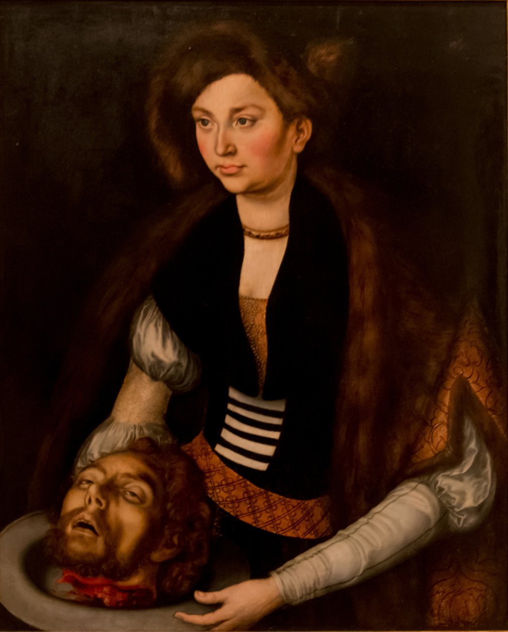 Salome met het Hoofd van Johannes de Doper door Lucas Cranach the Elder