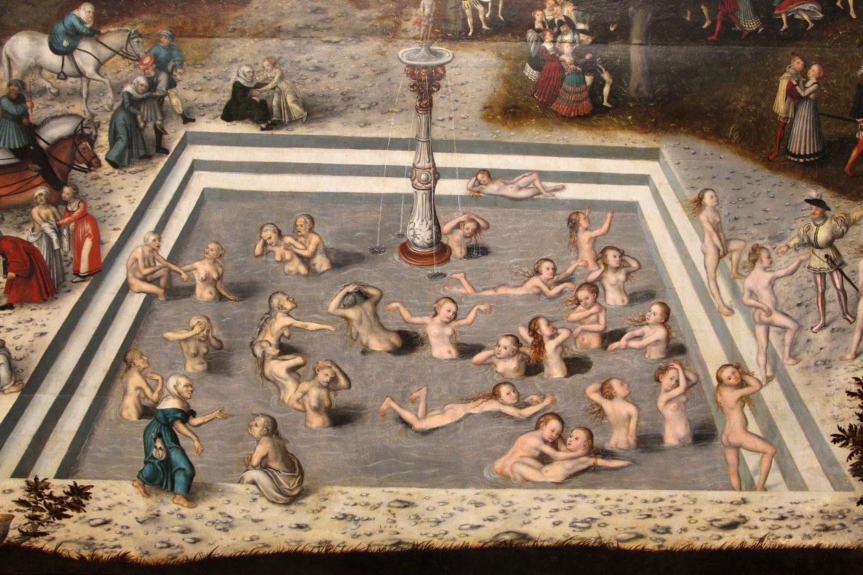 De fontein van de jeugd door Lucas Cranach the Elder