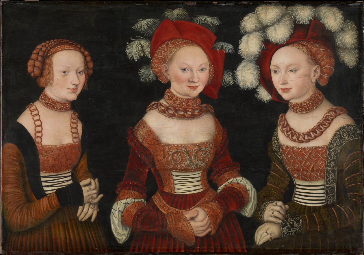 De prinsessen Sibylla door Lucas Cranach the Elder