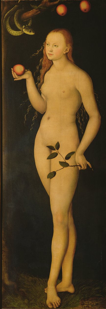 Eva, 1528 door Lucas Cranach the Elder
