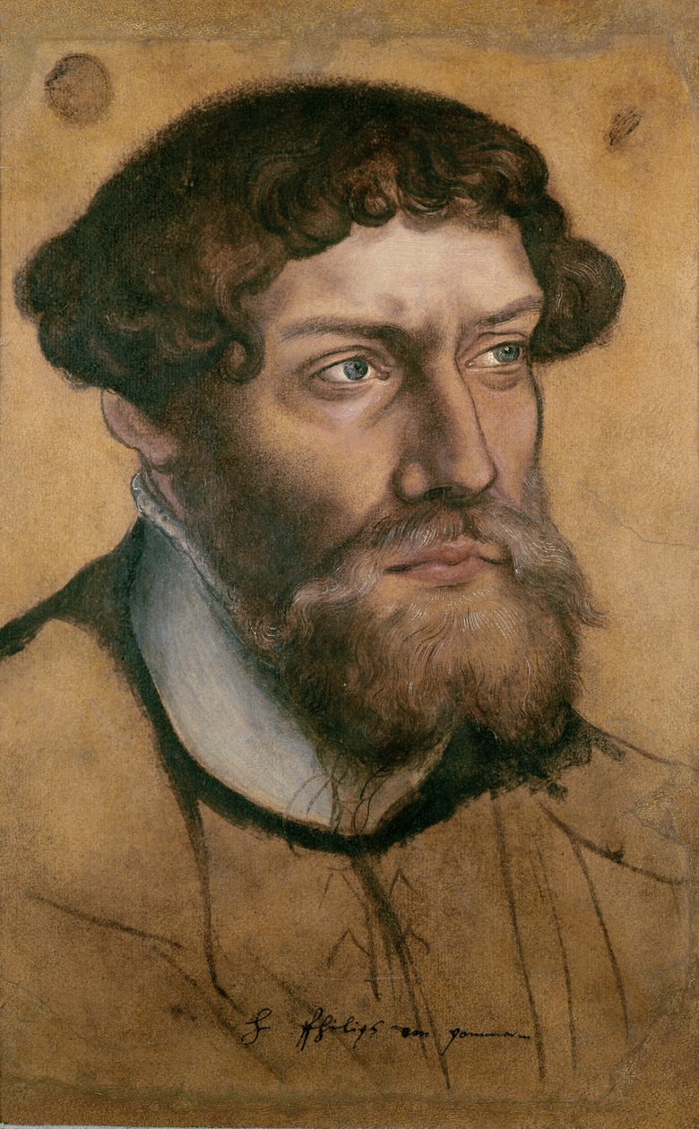 Filips I, hertog van Pommeren door Lucas the Younger Cranach