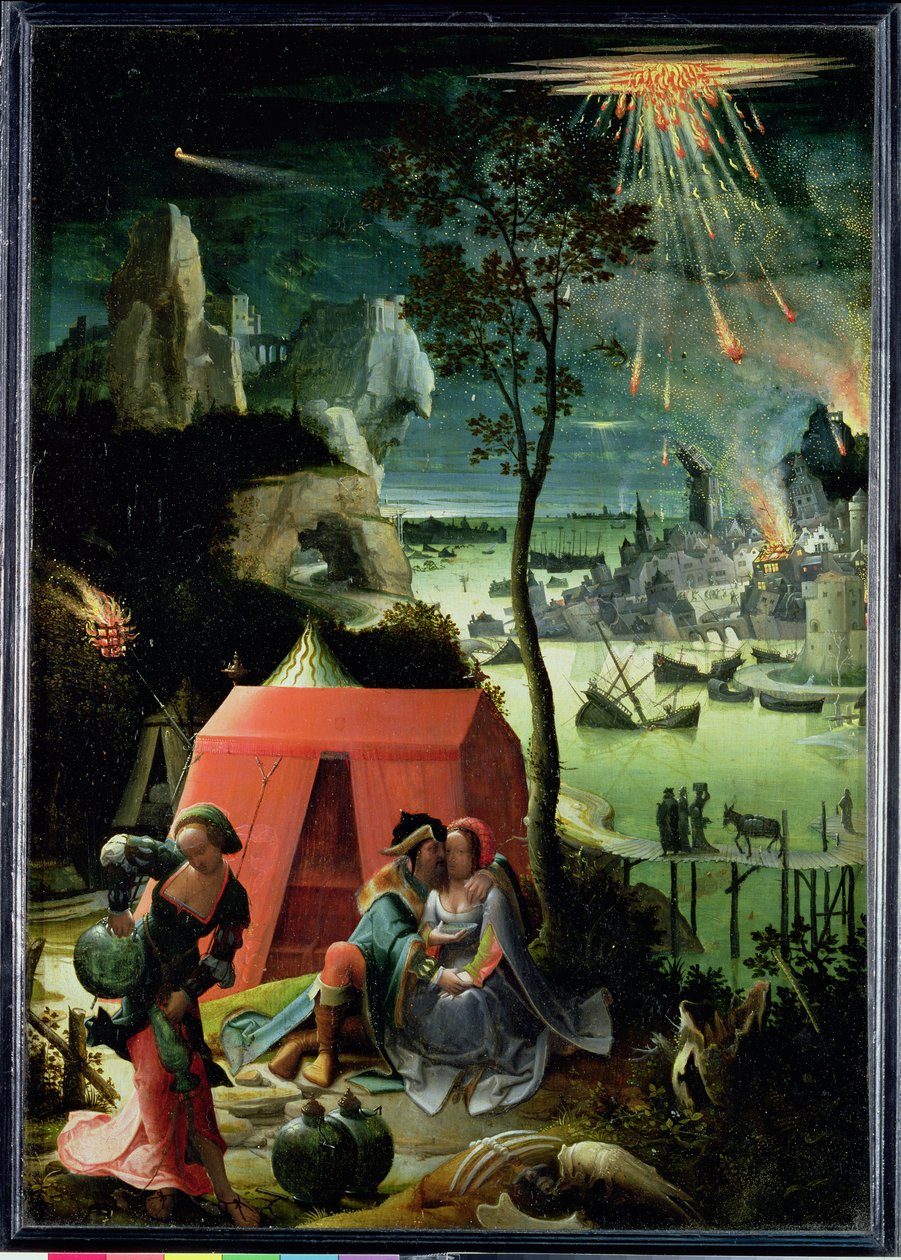Lot en zijn Dochters door Lucas van Leyden
