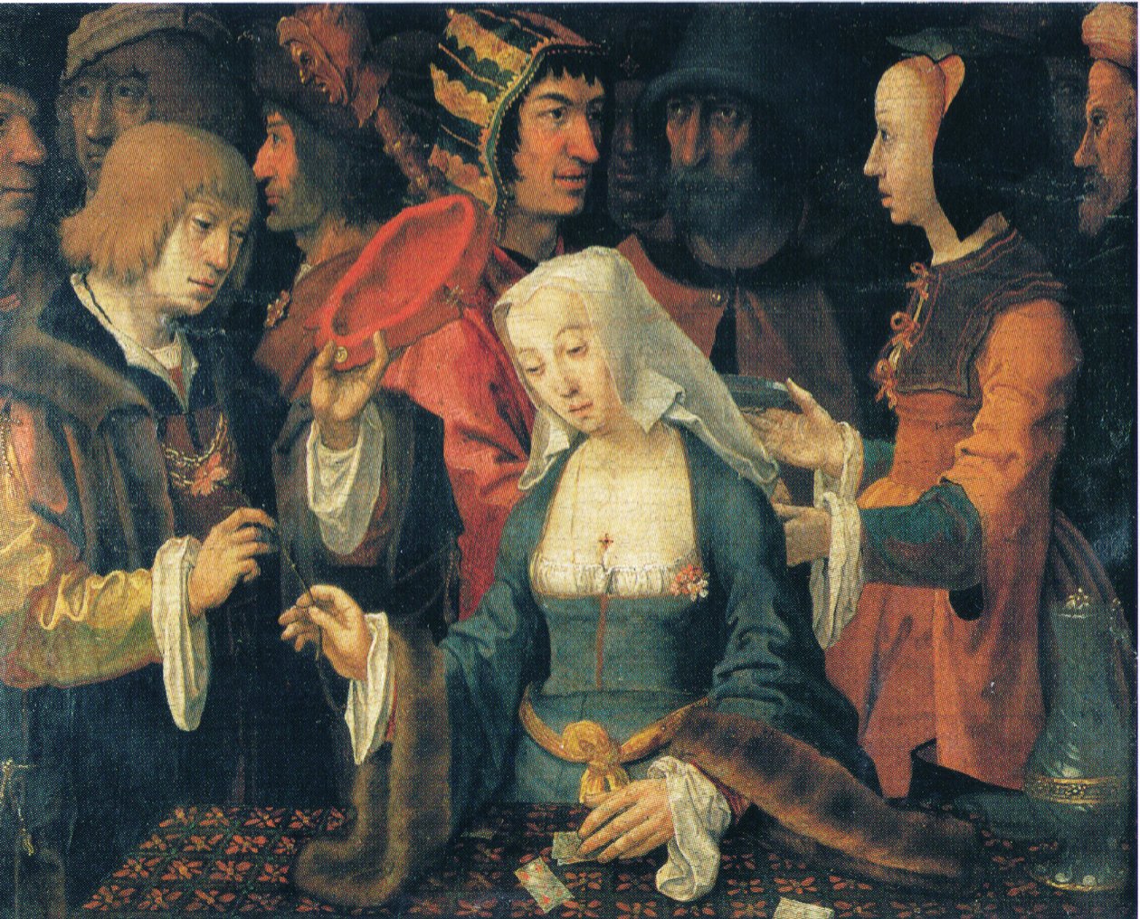 De waarzegster door Lucas van Leyden