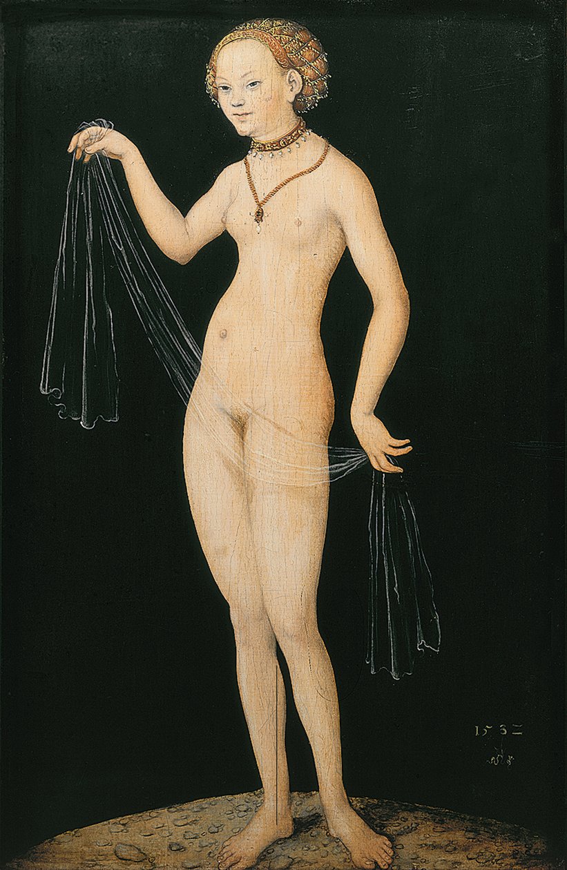 Venus door Lucas Cranach the Elder