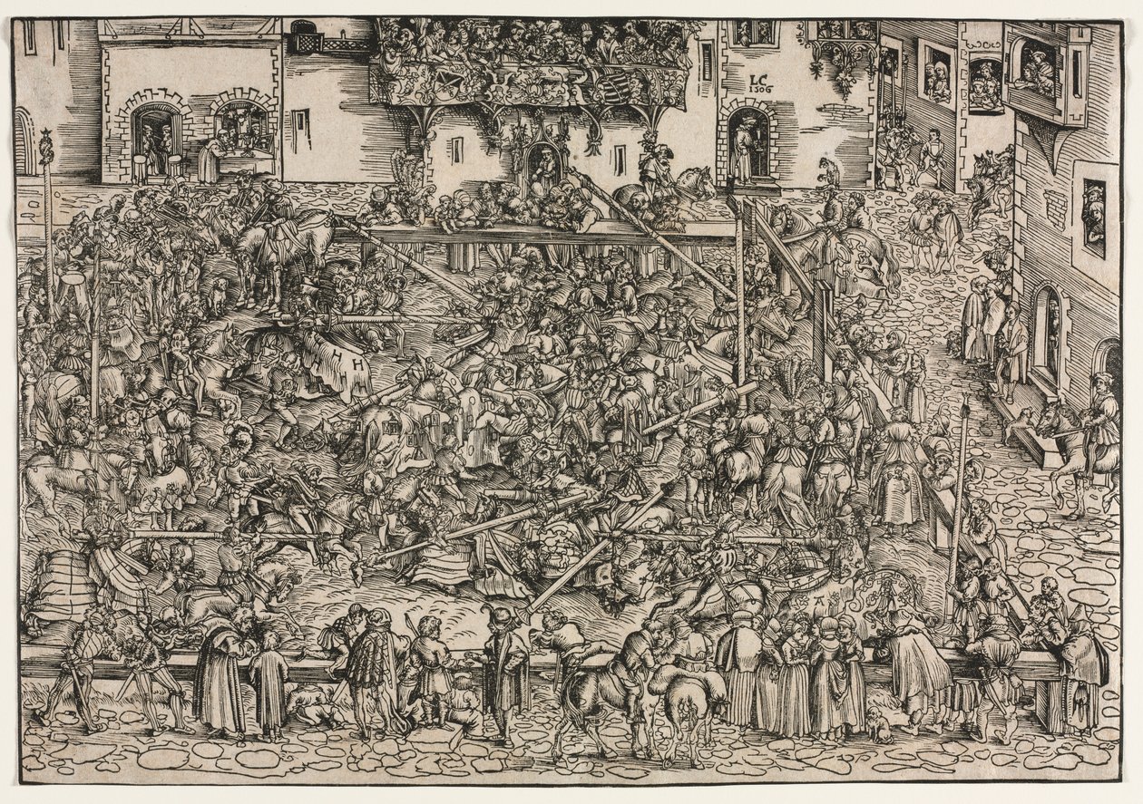 Een Toernooi door Lucas Cranach