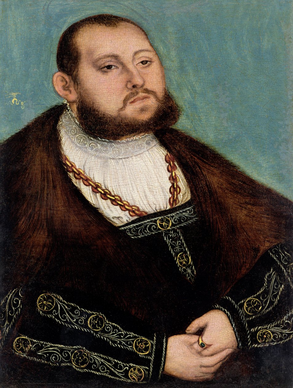 Keuzevorst Johan Frederik de "Grootmoedige" door Lucas Cranach