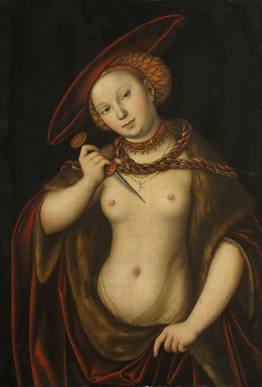 Lucretia door Lucas Cranach