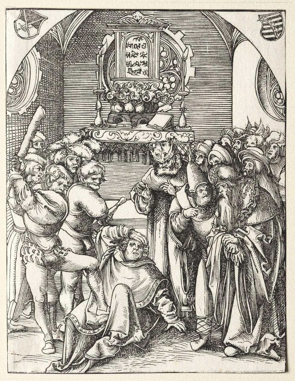 Martelaarschap van St. Judas Thaddeus door Lucas Cranach