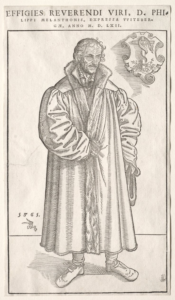Philipp Melanchthon door Lucas Cranach