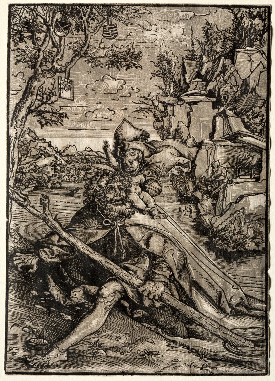 Sint Christoffel door Lucas Cranach
