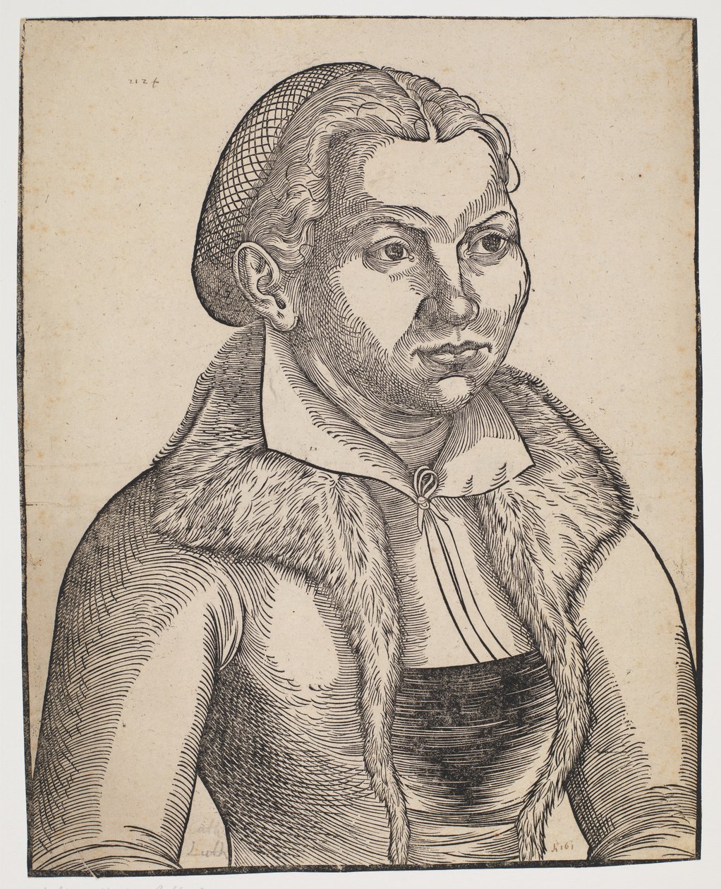 Catherine von Bora door Lucas Cranach d.Æ.