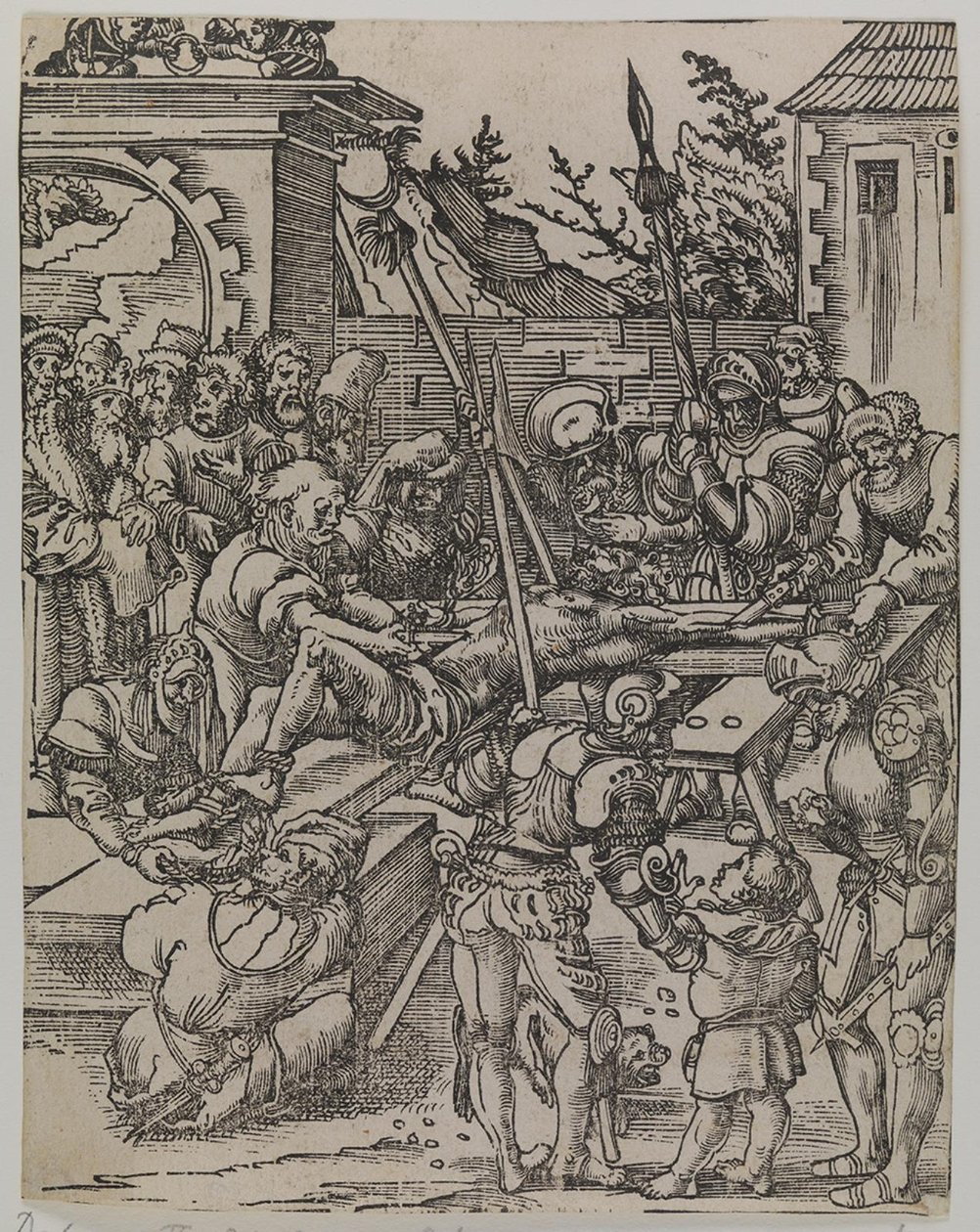Het martelaarschap van St. Bartholomeus door Lucas Cranach d.Æ.