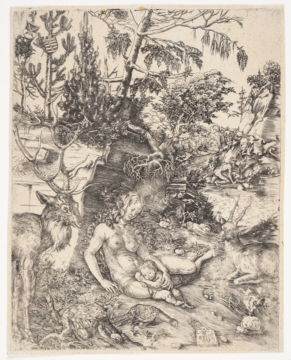De Boetedoening van St. Johannes Chrysostomus door Lucas Cranach d.Æ.