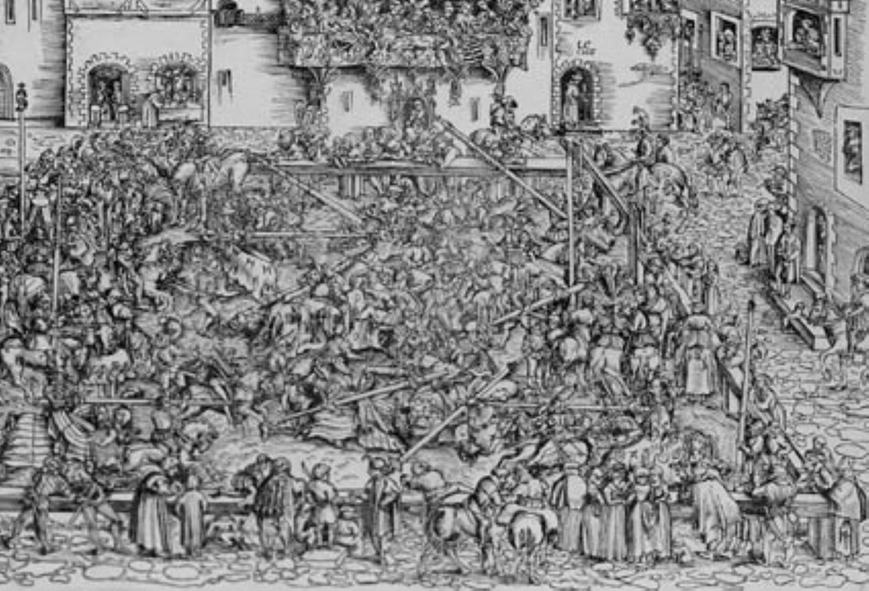Toernooi - 1 door Lucas Cranach d.Æ.