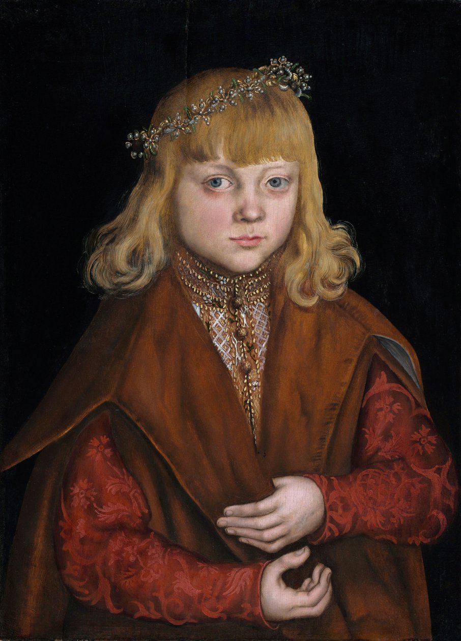 Een prins van Saksen door Lucas Cranach the Elder