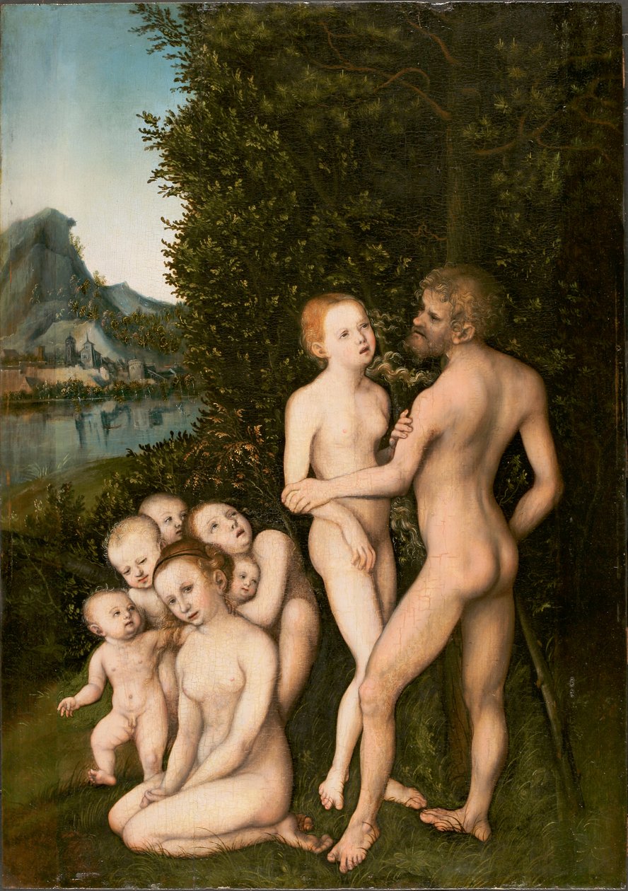 Duits: Urzeitliche Menschen Oermensen door Lucas Cranach the Elder